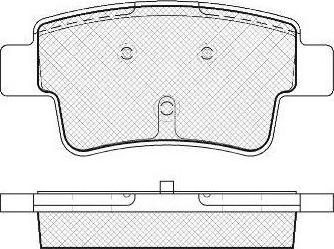 FIT FP1537 - Тормозные колодки, дисковые, комплект www.autospares.lv