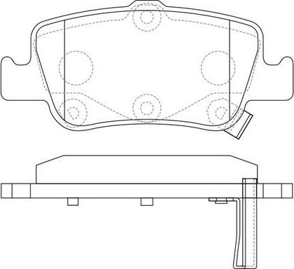 FIT FP1572 - Тормозные колодки, дисковые, комплект www.autospares.lv