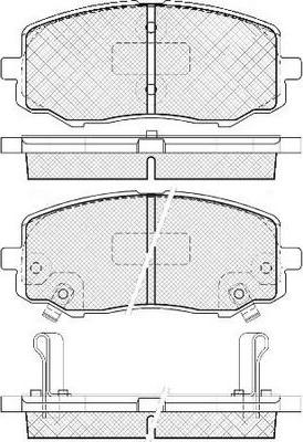 FIT FP1010 - Тормозные колодки, дисковые, комплект www.autospares.lv