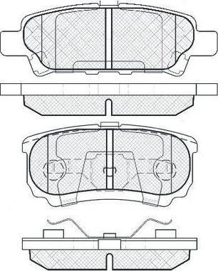 FIT FP1037 - Brake Pad Set, disc brake www.autospares.lv