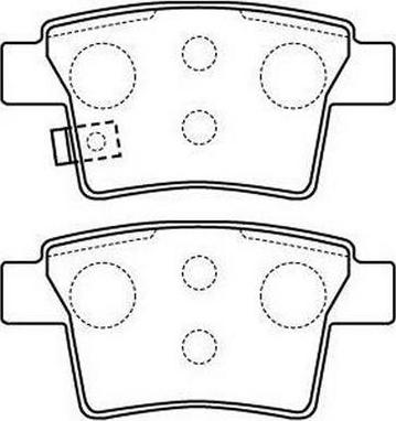 FIT FP1071 - Brake Pad Set, disc brake www.autospares.lv