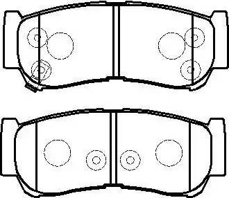 BENDIX 572608X - Brake Pad Set, disc brake www.autospares.lv