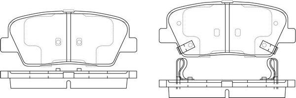 FIT FP1284 - Bremžu uzliku kompl., Disku bremzes www.autospares.lv