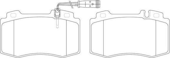 EUROREPAR A411000169 - Bremžu uzliku kompl., Disku bremzes www.autospares.lv