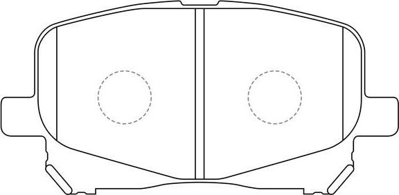 FIT FP1227 - Brake Pad Set, disc brake www.autospares.lv