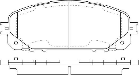 FIT FP1709 - Bremžu uzliku kompl., Disku bremzes autospares.lv