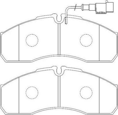 FIT FP3345E - Тормозные колодки, дисковые, комплект www.autospares.lv