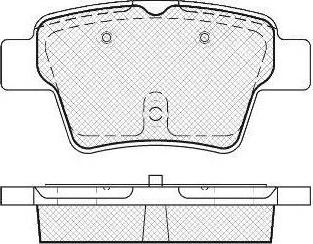 FIT FP2314 - Тормозные колодки, дисковые, комплект www.autospares.lv