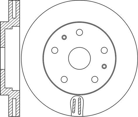 KRAFT AUTOMOTIVE 6040544 - Brake Disc www.autospares.lv