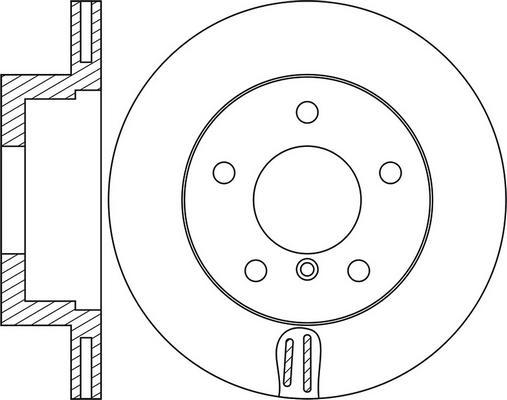 HELLA PAGID 8DD 355 111-241 - Bremžu diski www.autospares.lv