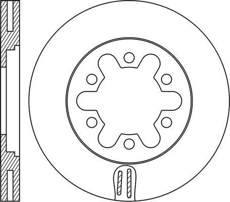 DJ Parts BD1993 - Bremžu diski www.autospares.lv