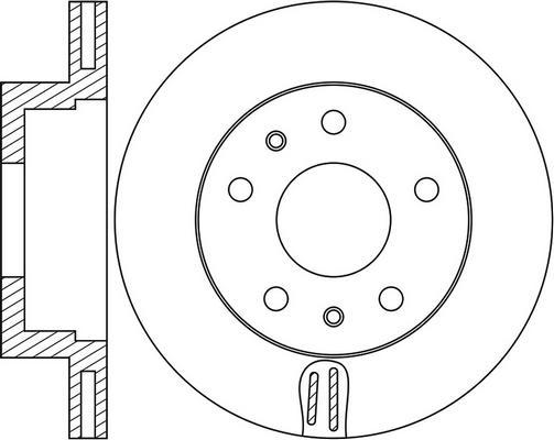 FIT FR0971V - Brake Disc www.autospares.lv