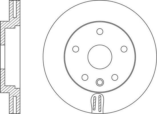 FIT FR0694V - Brake Disc www.autospares.lv