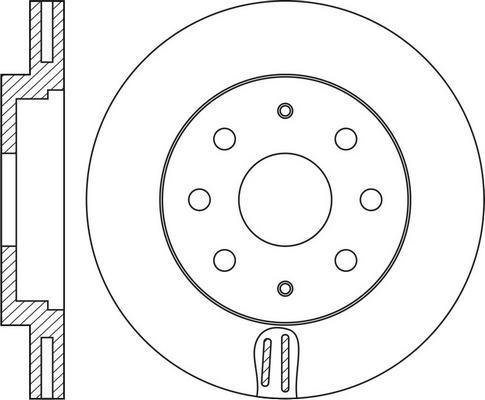 FIT FR0697V - Bremžu diski autospares.lv