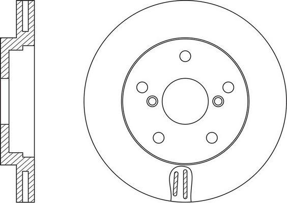 BOSCH 0 986 479 V57 - Bremžu diski www.autospares.lv