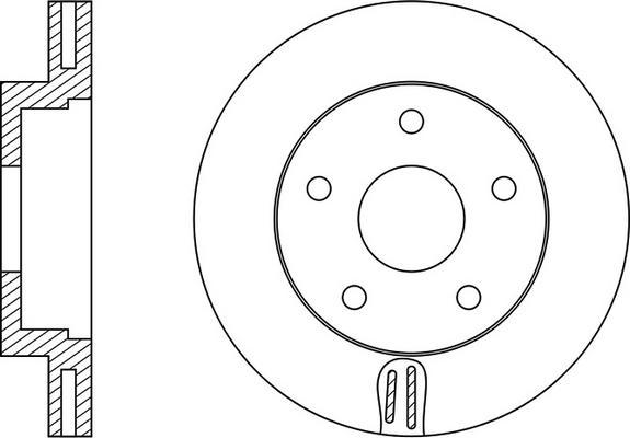 FIT FR0638V - Bremžu diski autospares.lv