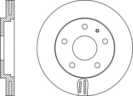 FIT FR0192V - Bremžu diski www.autospares.lv