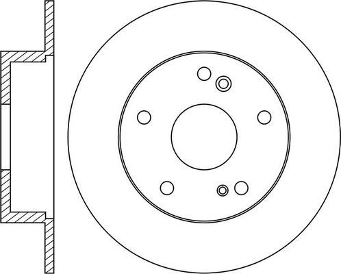 Trusting DF983 - Bremžu diski www.autospares.lv