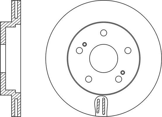 FIT FR0146V - Bremžu diski www.autospares.lv