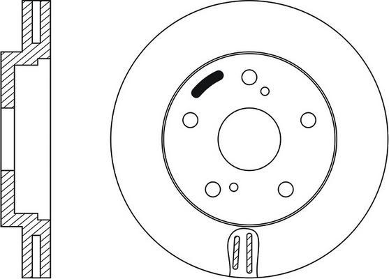 FIT FR0119V - Тормозной диск www.autospares.lv