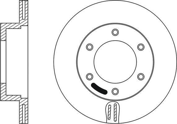 Brembo 628.1637 - Bremžu diski www.autospares.lv