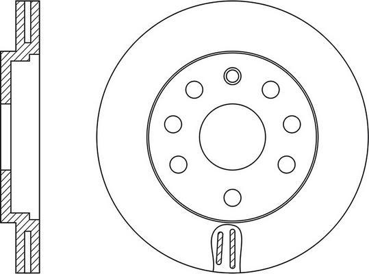 KRAFT AUTOMOTIVE 6041541 - Тормозной диск www.autospares.lv