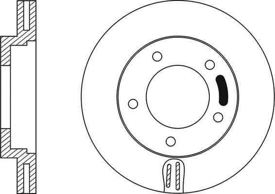 Quinton Hazell BDC3603 - Bremžu diski www.autospares.lv