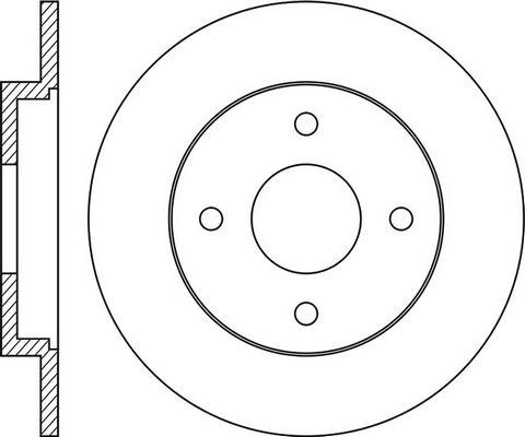 Kawe 6155 00 - Bremžu diski www.autospares.lv