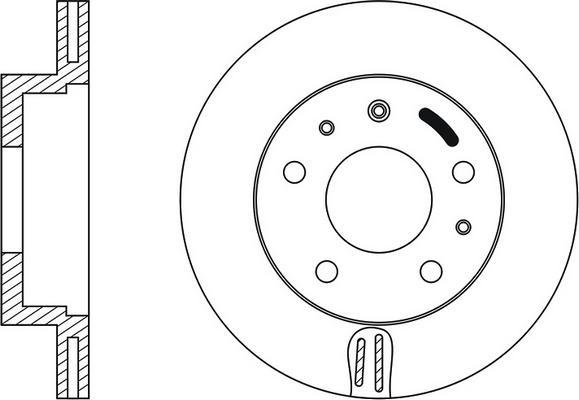 FIT FR0175V - Bremžu diski autospares.lv