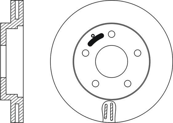 AE ADM54354 - Bremžu diski www.autospares.lv