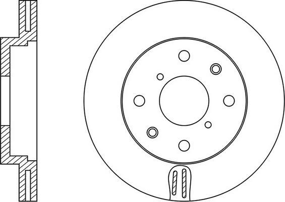 FIT FR0203V - Bremžu diski www.autospares.lv