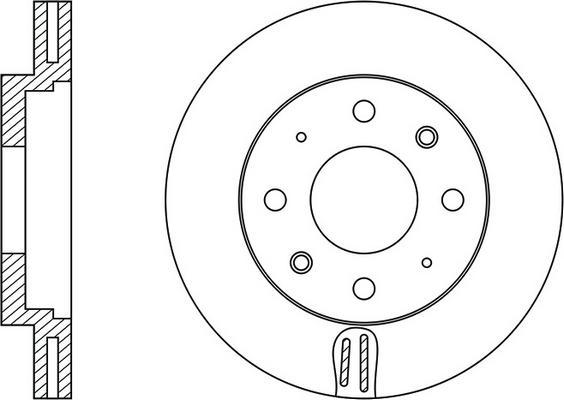 FIT FR0219V - Тормозной диск www.autospares.lv