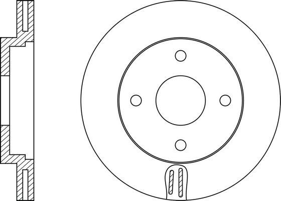 FIT FR0222V - Bremžu diski www.autospares.lv