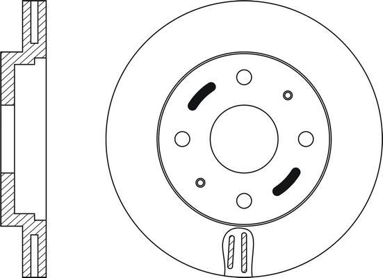 Triscan 1115-09772010 - Bremžu diski www.autospares.lv