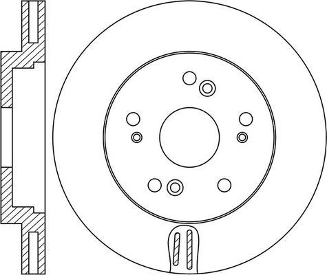 FIT FR0755V - Bremžu diski www.autospares.lv