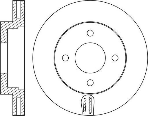 Magneti Marelli 360406112800 - Bremžu diski autospares.lv