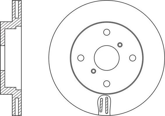 SAKURA 6043899 - Bremžu diski autospares.lv