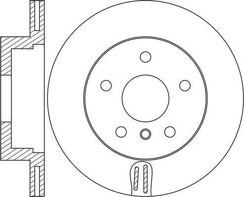 KRAFT AUTOMOTIVE 6042850 - Тормозной диск www.autospares.lv