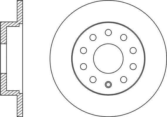 FIT FR0733 - Bremžu diski autospares.lv