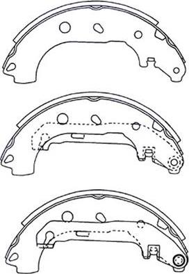 FIT FT5253 - Комплект тормозных колодок, барабанные www.autospares.lv