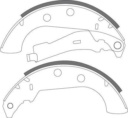 FIT FT0654 - Bremžu loku komplekts www.autospares.lv