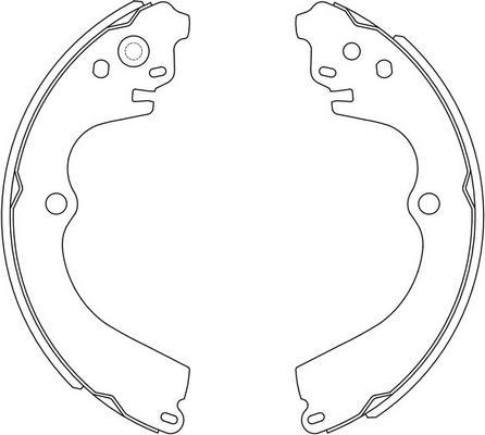 FIT FT0676 - Brake Shoe Set www.autospares.lv