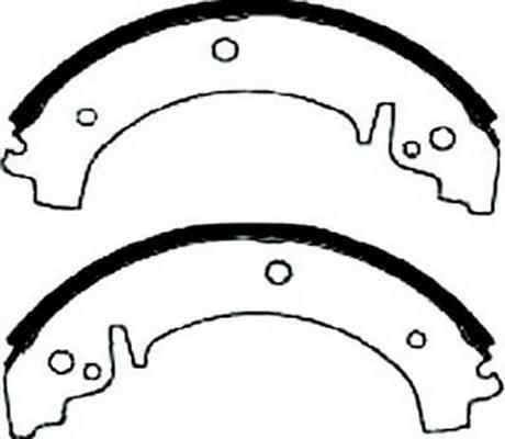 FIT FT0020 - Brake Shoe Set www.autospares.lv