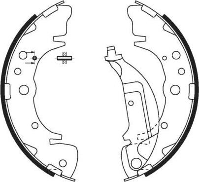 FIT FT1066 - Brake Shoe Set www.autospares.lv