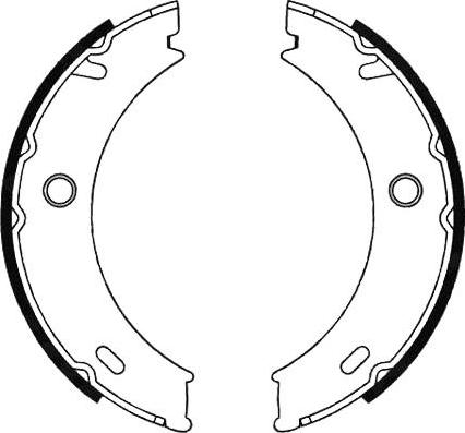 FIT FT1062 - Brake Shoe Set, parking brake www.autospares.lv