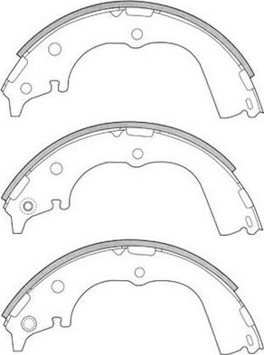 FIT FT1189 - Brake Shoe Set www.autospares.lv