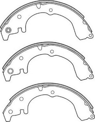 FIT FT1187 - Bremžu loku komplekts www.autospares.lv