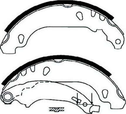 FIT FT3047 - Bremžu loku komplekts autospares.lv