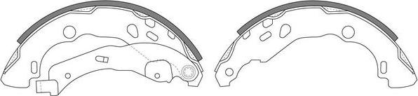 FIT FT3080 - Brake Shoe Set www.autospares.lv