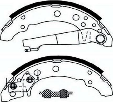 FIT FT3022 - Brake Shoe Set www.autospares.lv